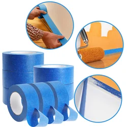 50m/Roll Blue Paint Washi Tape Multi-Surface Masking Removal For Security Wall Painting Crafts Art Construction Renovation Home
