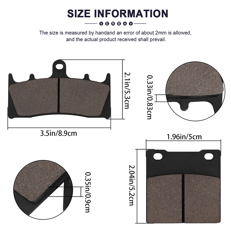 Motorcycle Parts Front or Rear Brake Pads For Suzuki GSX1300R Hayabusa GSX 1300 TL1000R GSXR1100 GSF1200 Bandit GSF 1200 GSXR750