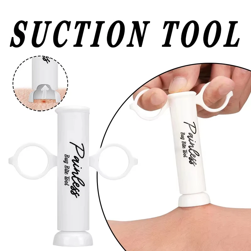 Suction Tool Poison Remover,Wasp Bed Bug Sting Sucker, Vacuum Venom Extractor Outdoor Emergency Detox First Aid Kit Safety Toosl