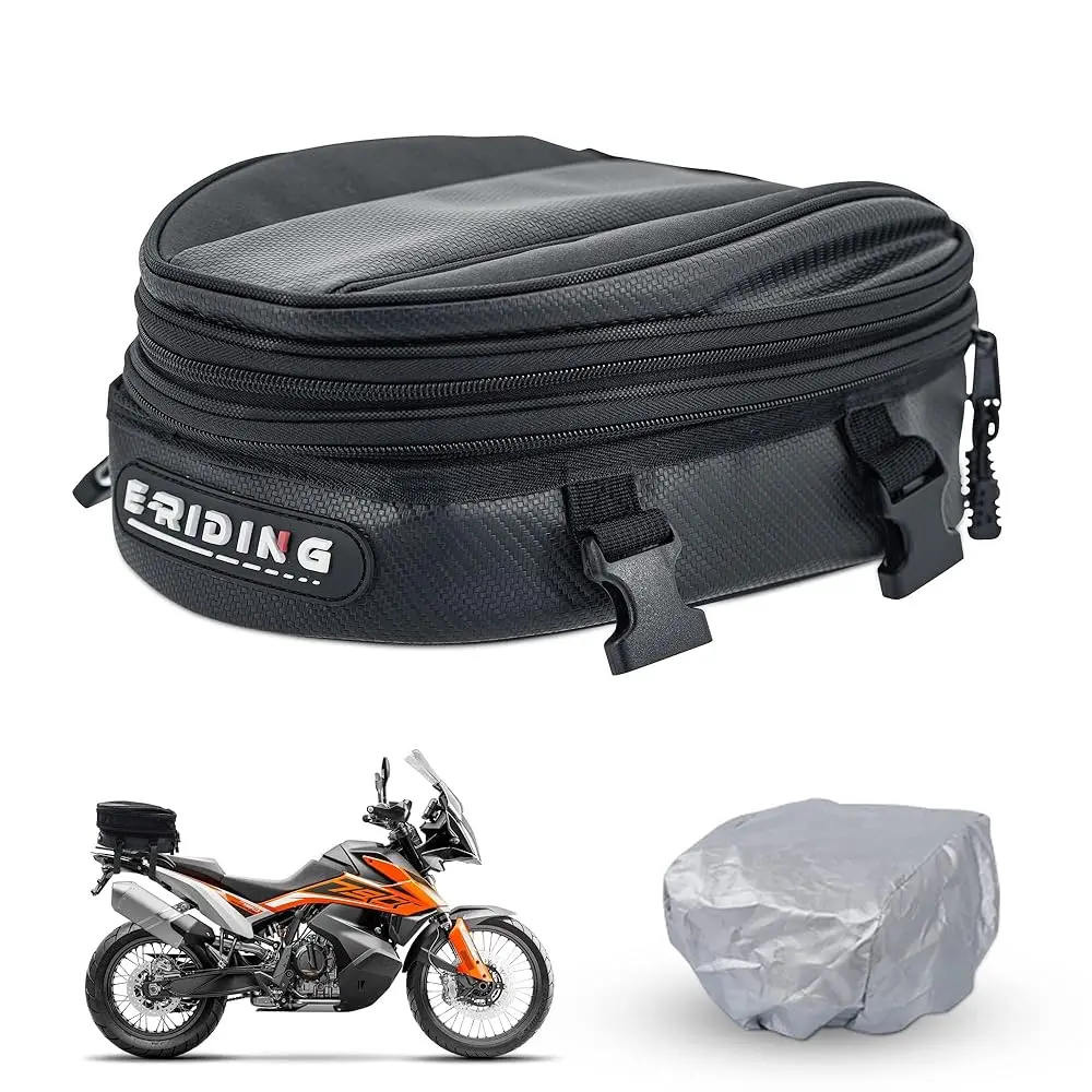 

Free Shipping Motorcycle Tail Bag 15L – Waterproof PU Leather Seat Bag and Sport Backpack, Multifunctional Luggage for Motorbike