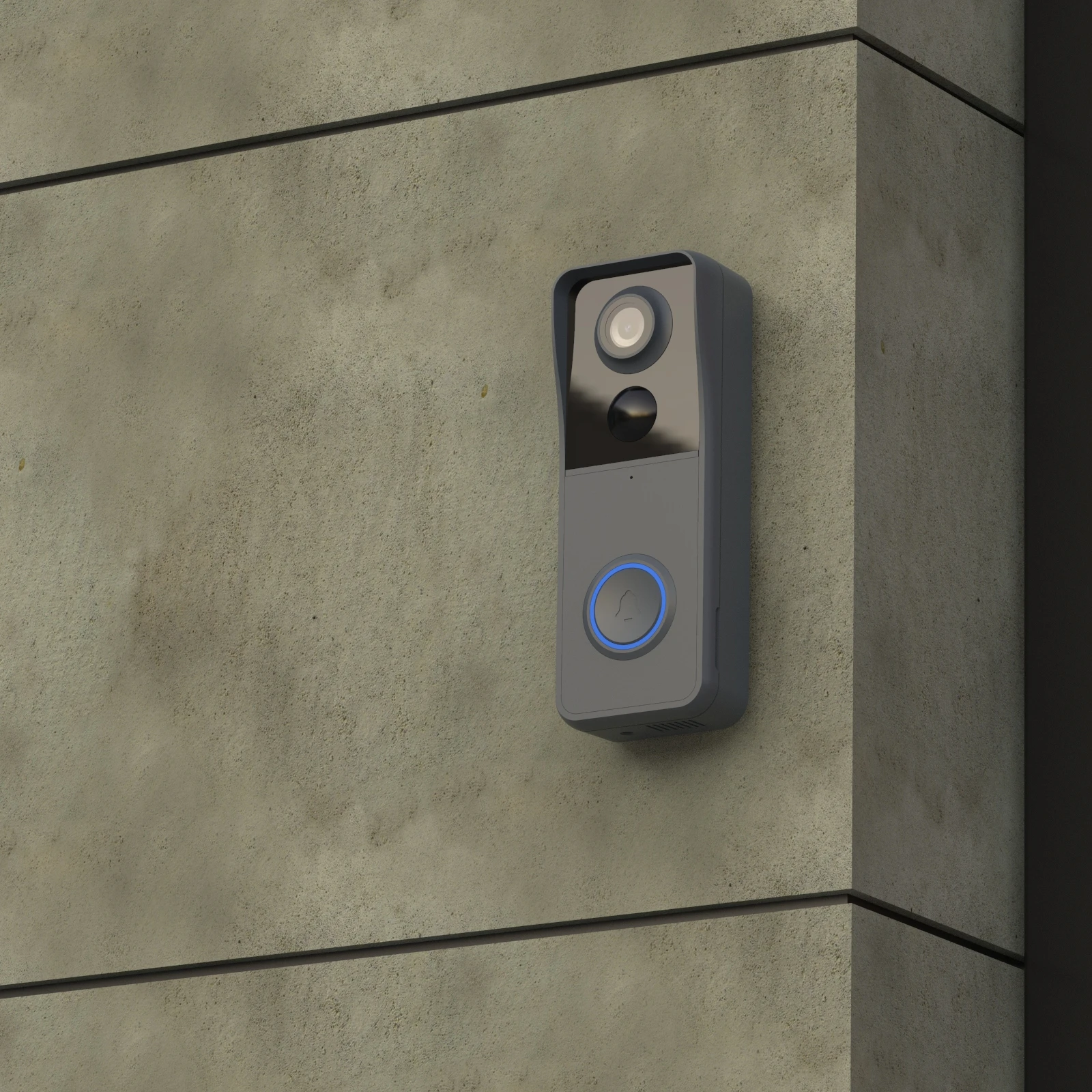 Factory Price 1080P IP65 Waterproof Video Doorbell Solar Charge Optional Battery Charge Doorbell Camera