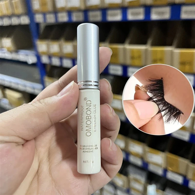 7g Colla per ciglia finte invisibili ad asciugatura rapida Styling Trasparente Ciglia finte naturali Estensione Colla adesiva Trucco impermeabile