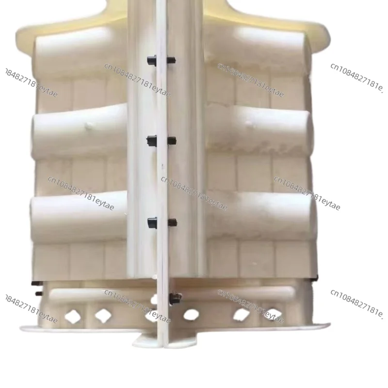 53x44x50cm Plastic Concrete Roof Mold Classic Enclosing Wall Eave Drop Mould for Home Decoration