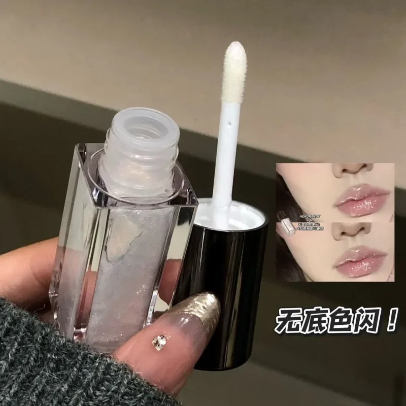 멀티크롬 다이아몬드 쉬머 립글로스 클리어 글리터 메탈릭 핑크 블루 오렌지 립스테인 미러샤인 글로스 3D 스파클링 립스