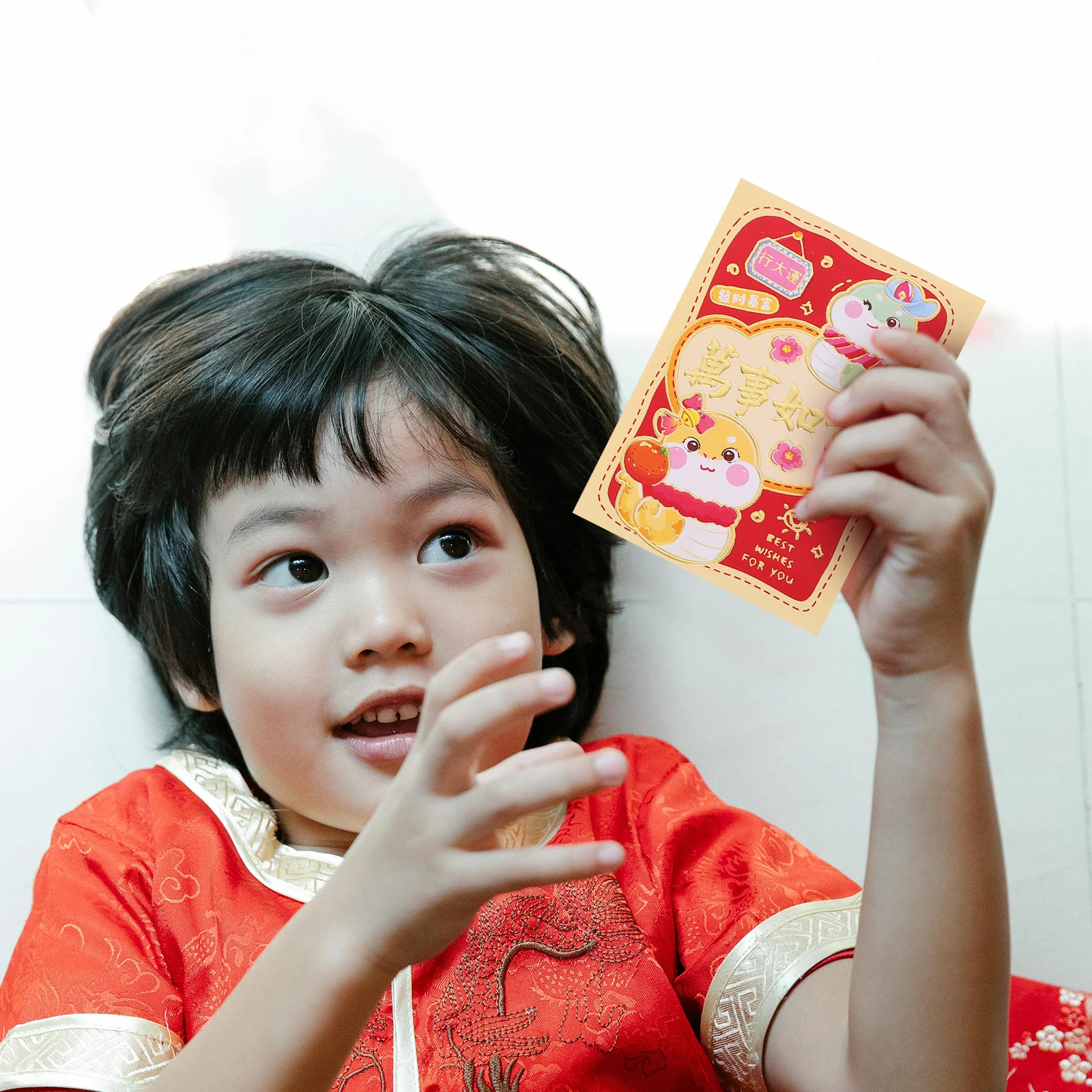 

36 Pcs Cartoon Red Envelope Chinese Lucky Money Envelopes Lunar New Year Calendar of Snake