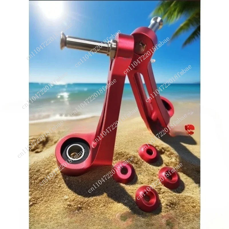 Wheelchair Front Fork with Titanium Alloy Axle 4 Inch 5 Inch Wheel Use Aluminum