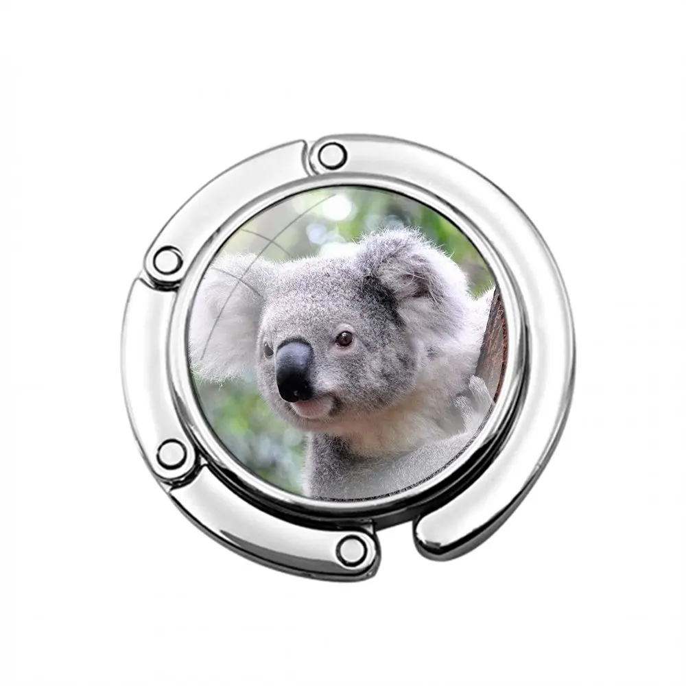 little koala Foldable Purse Hook for Women's  Table Handbag Storage Folding Decor Table Hook