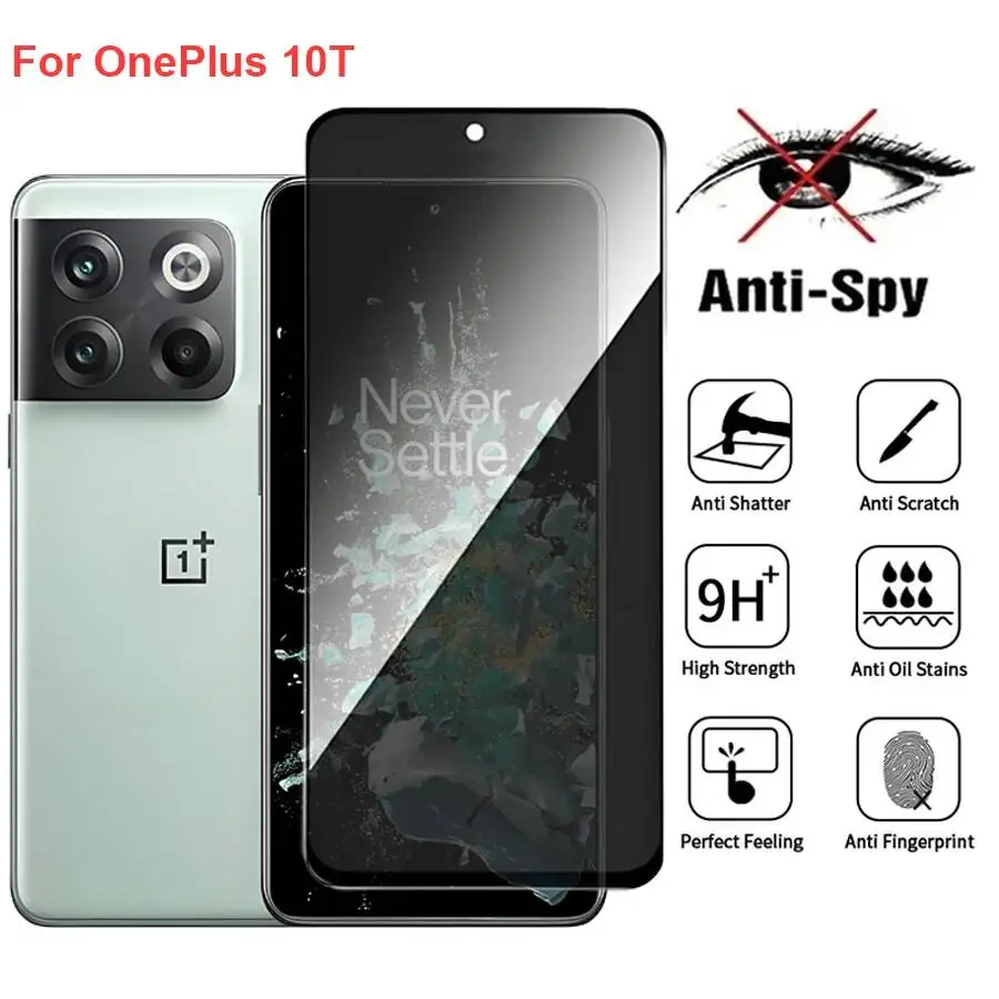 

Oneplus 10T CPH2415 Anti Spy Privacy Tempered Glass Screen Protector Compatible For Oneplus10t Phone Film