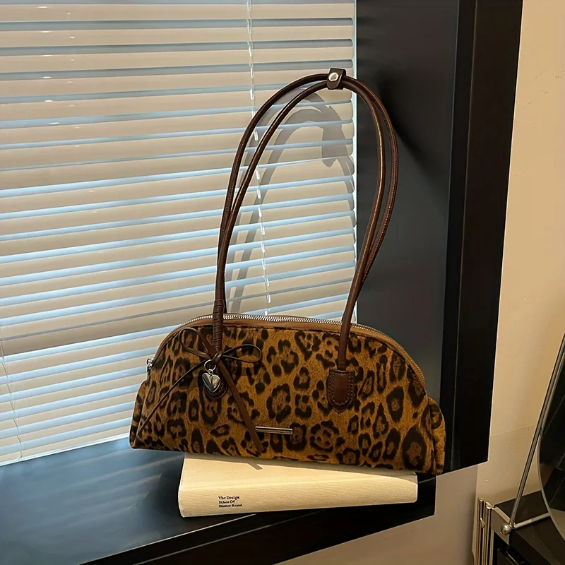

New Fashion Women Handbag Bow Decorated Shoulder Bag Sweet Girl Style Underarm Bag Unique Niche Design For Daily Use