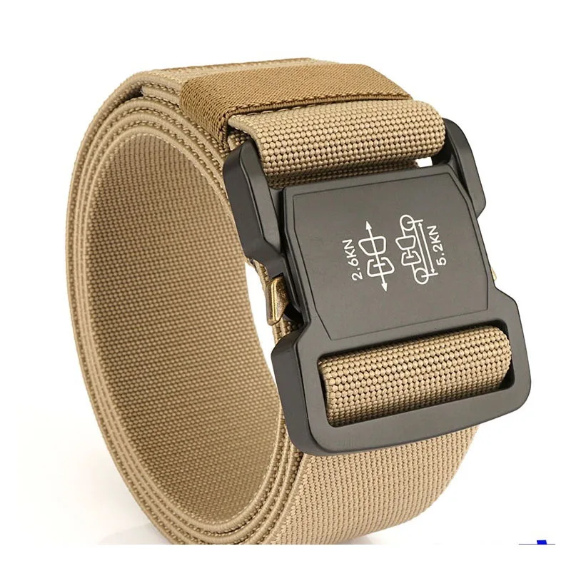 

‌Military Tactical Belt for Men - Lightweight Nylon Waist Strap, Outdoor Training Belt for Hiking, Camping & Daily Us