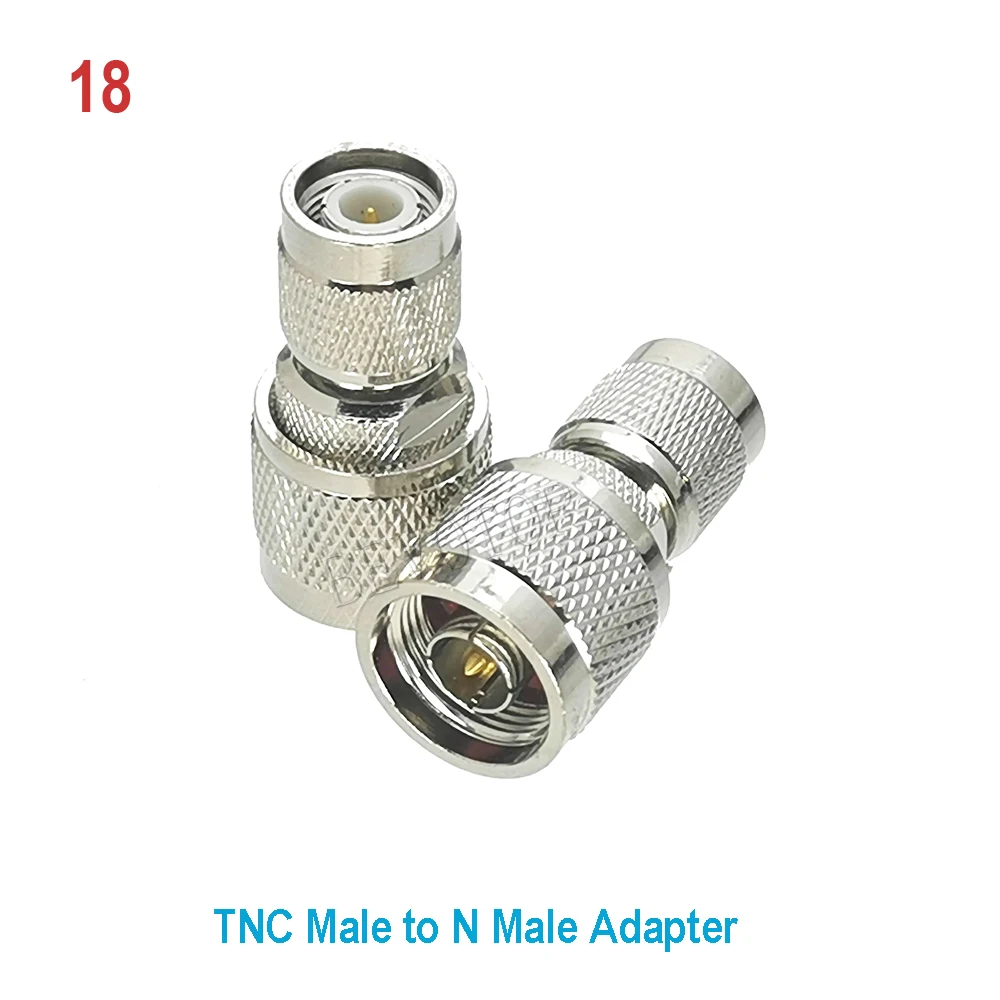 1 Stuks N Mannelijk/Vrouwelijk Naar N/Tnc/Bnc/Qma/F Mannelijk/Vrouwelijk Recht/Haaks Coax Adapter