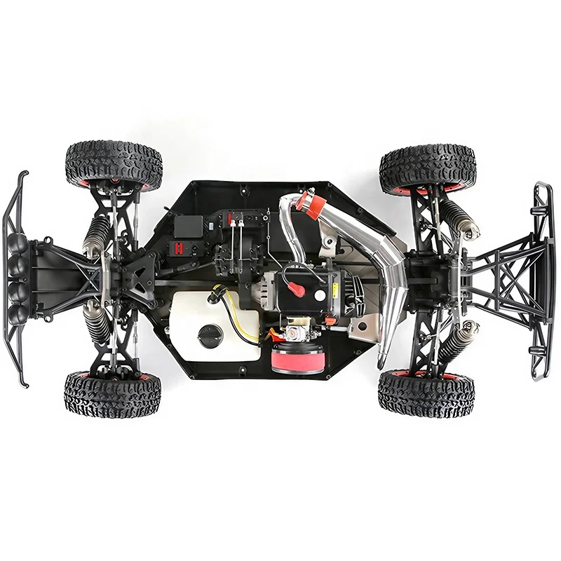 RoFun BAHA LT 4X4 RTR CNC Metal 1 5Th Scale 2.4G 36CC Engine 60KG Servo Professional Petrol RC Short Course Truck 4WD For Adults