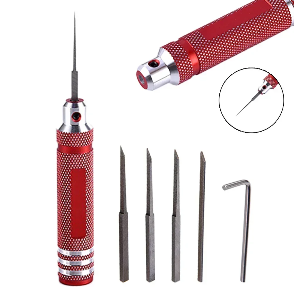 Prime Model Scriber With Blade Gundam Resin Carved Scribe Line Hobby Cutting Tool Chisel 5 Replace Blades For RC Car Airplane