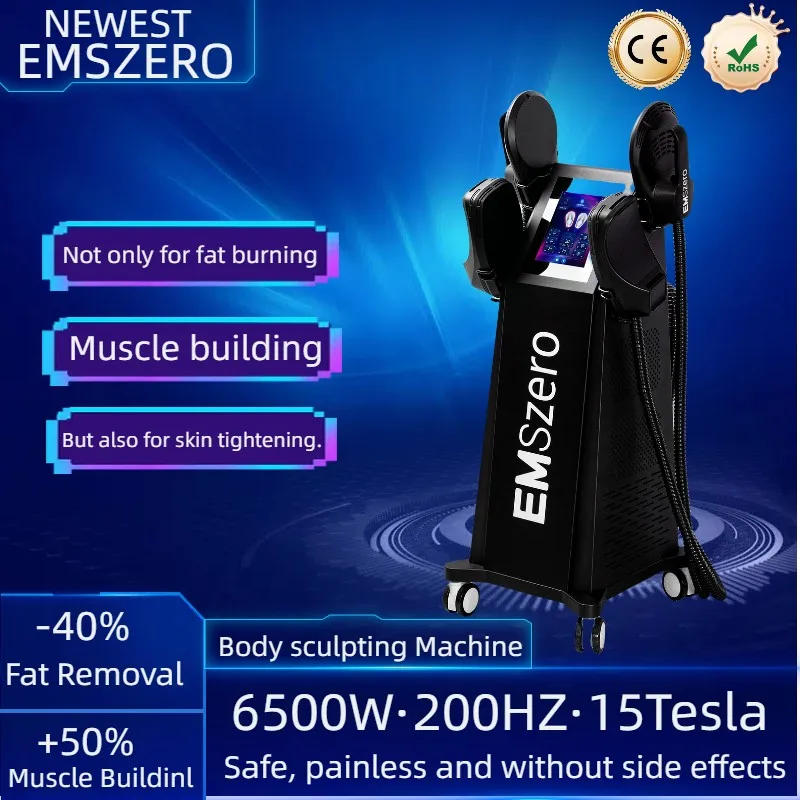 

Emszero Machines 15 Tesla Professional 6500w NEO Body Slimming Muscle EMS Electromagnetic Stimulate Buttock Toning