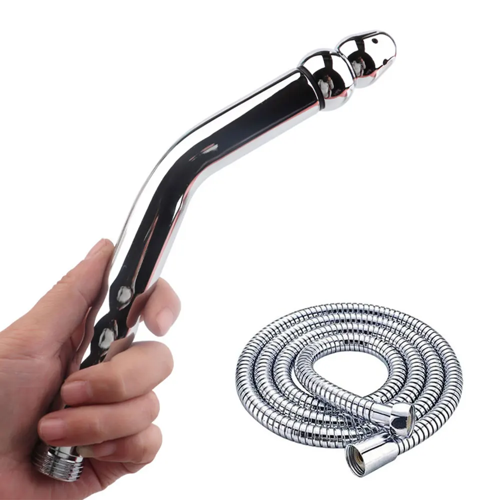 Hand Toilet Enema Shower Head Bidet Sprayer Enema Douche Cleansing Bidet Sprayer Anus Cleaner Shattaf Toilet Bidet Shower
