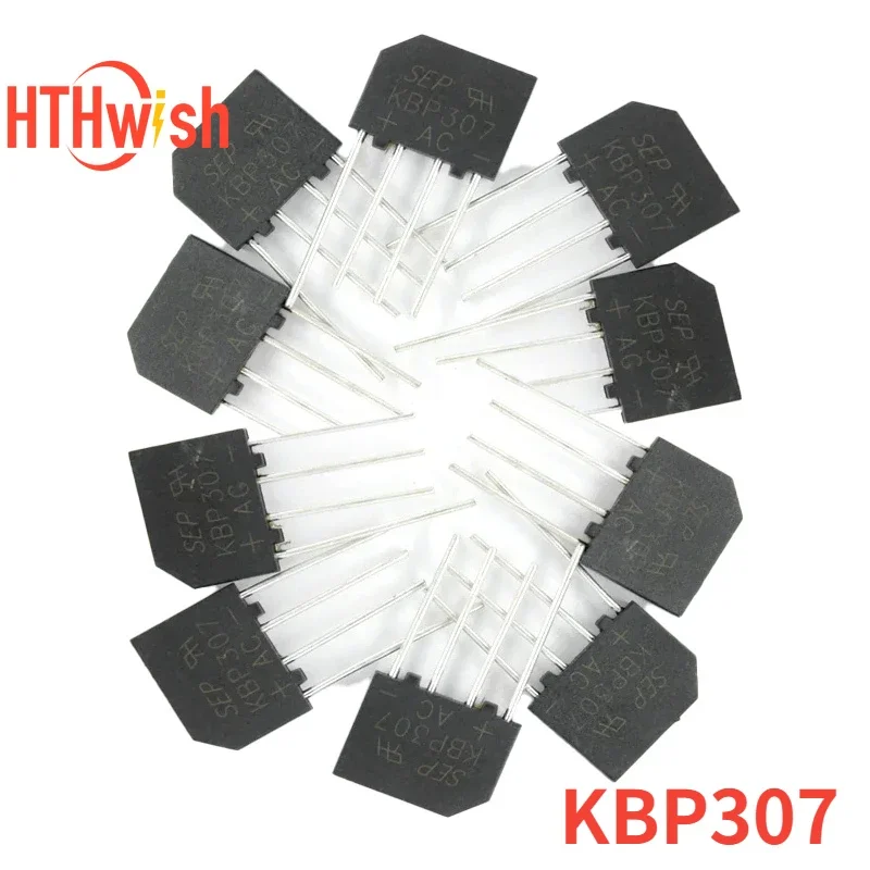 10PCS KBP307 DIP4 Power Diode Electronica Componentes Diode Bridge Rectifier 3A 700V Set Immersion Kit Throught Hole