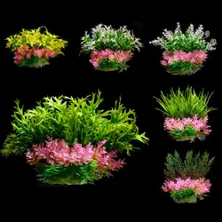 Artificial Plastic Water Grass Plant Aquarium Fish Tank Landscaping Decor Crafts