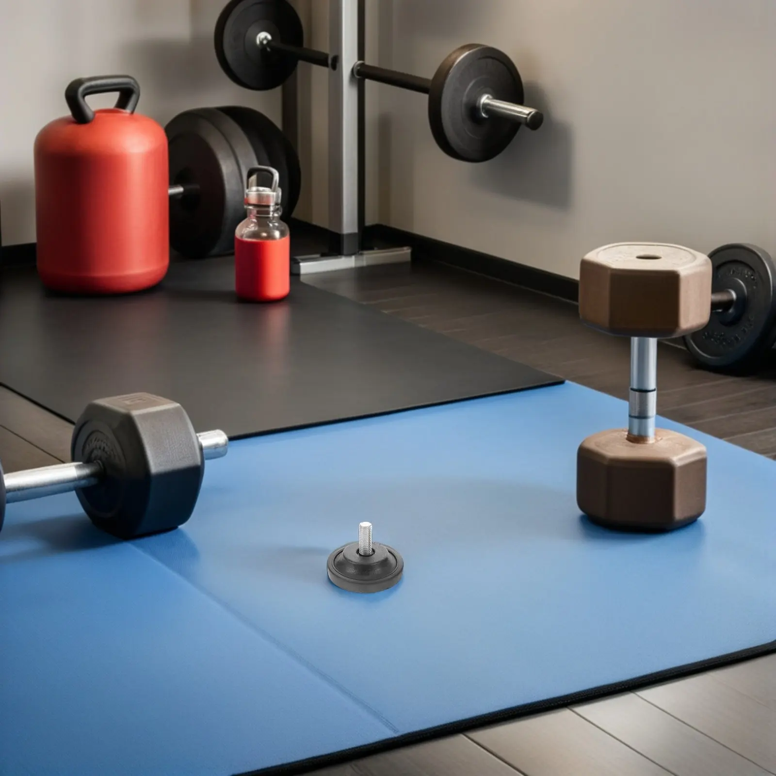 

4Pcs Adjustable Furniture Levelers Heavy Duty Rubber Feet Pads for Treadmill Bike Cabinet Sofa Anti Slip Floor Protector Noise