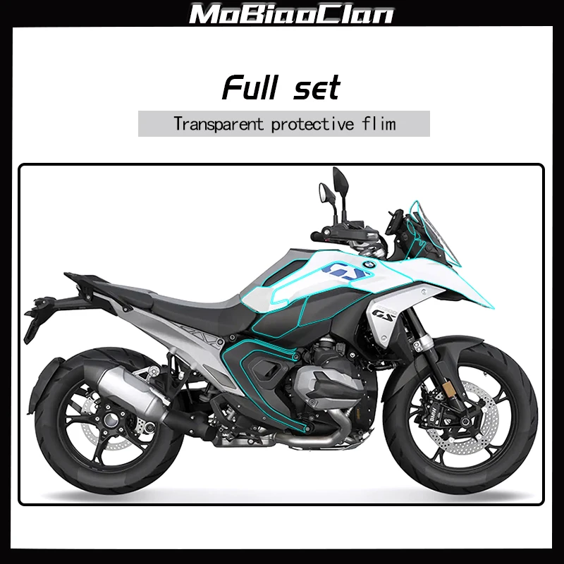 

For BMW R 1300 GS r1300gs PPF Paint Protection Film Fits Motor Transparent Accessory Sticker Protective tools R1300GS 2024 ﻿