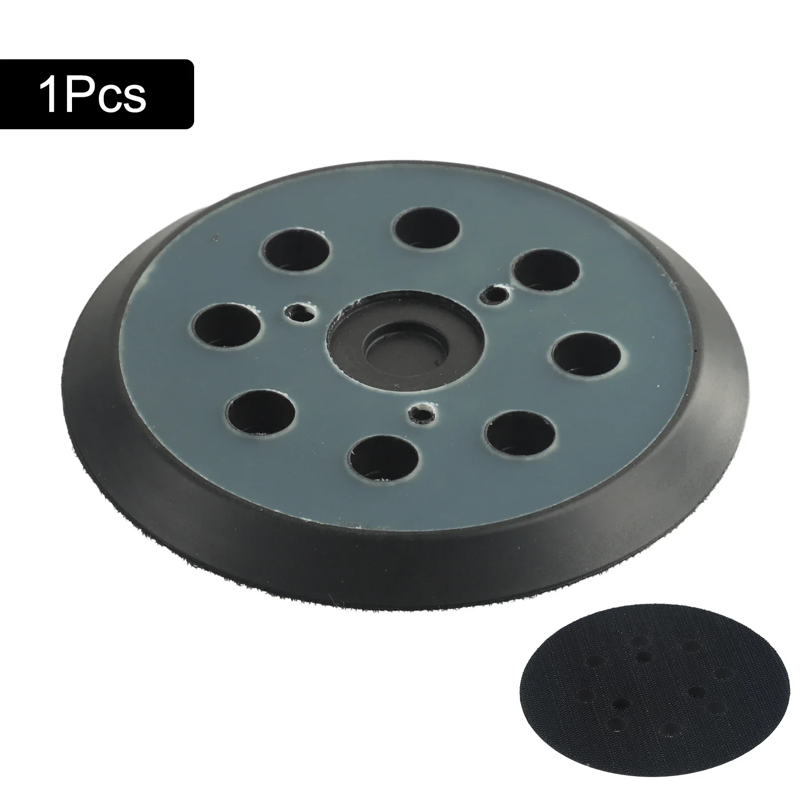 1Pc Polishing Pad Grinding Disc Backing Pad 125mm 8 Hole Hook And Loop For 43081-8 Bo5030 BO5041 Mt922 Sander Polishing Machine