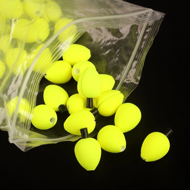 30pcs Floating Bobber Indicators Fishing Bobbers for Freshwater Saltwater Foam Strikes Indicators Float Fishing Float