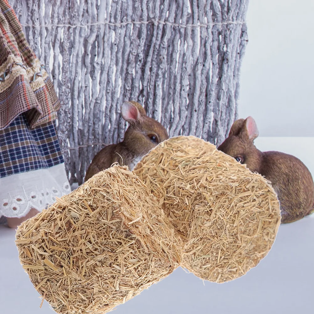 

12 Pcs Mini Haystack Model Garden Ornament House Tiny Bales for Outdoor Ornaments