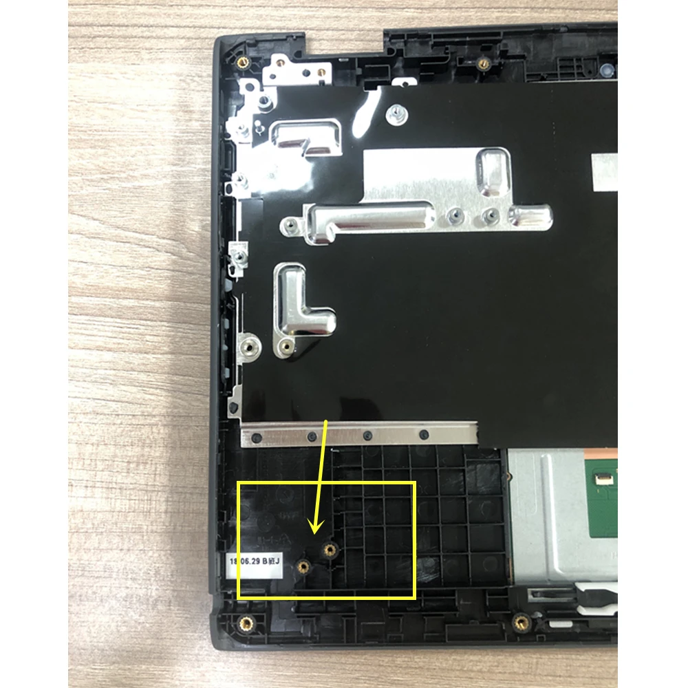 Imagem -05 - para Lenovo 500e Chromebook 2nd 81mc 500e Gen 81es Palmrest com Teclado Touchpad Preto 5cb0t79601 5cb0q79737 Novo