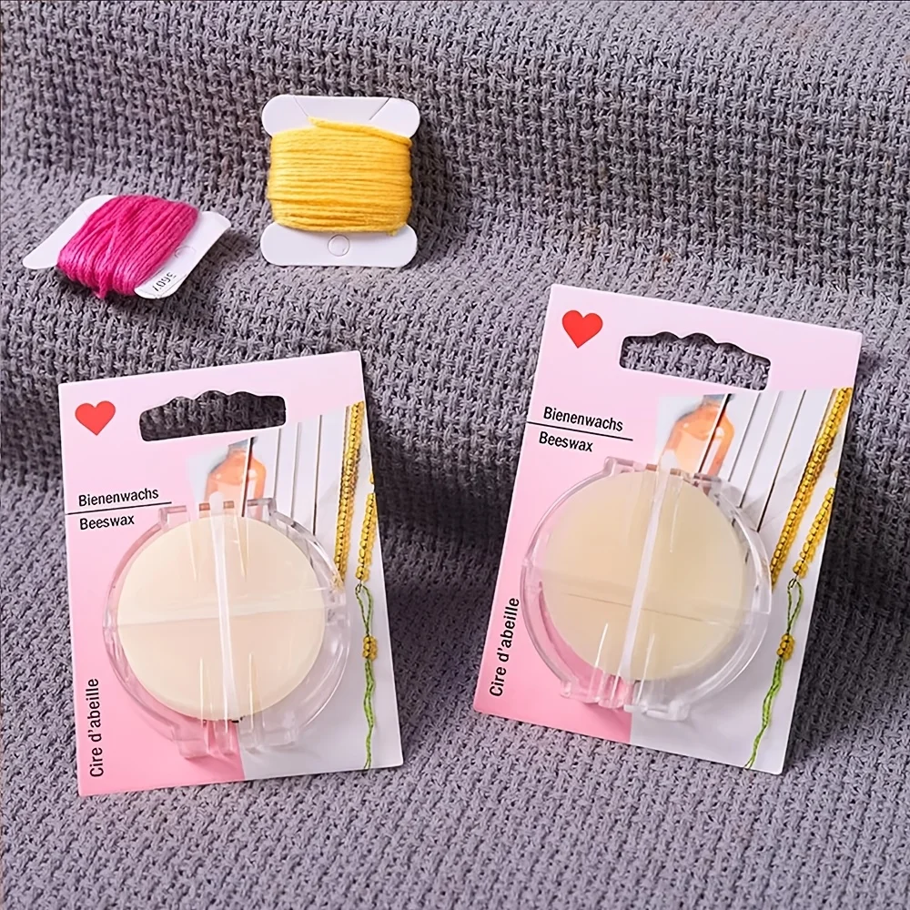 1pc Sewing Thread Beeswax Conditioner Sewing Thread Wax Conditioner with Box for Quilting Making Sewing Strengthening Line