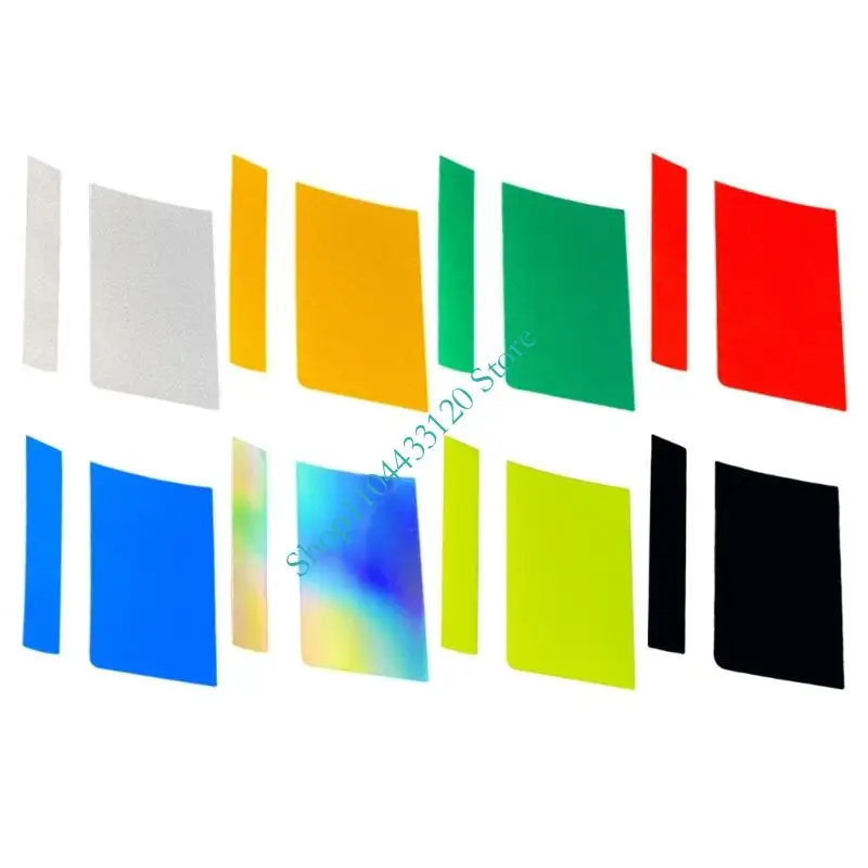 0XXD 4PCS Wheel Rims Sticker with Reflective Safety Feature Decors for Night Driving