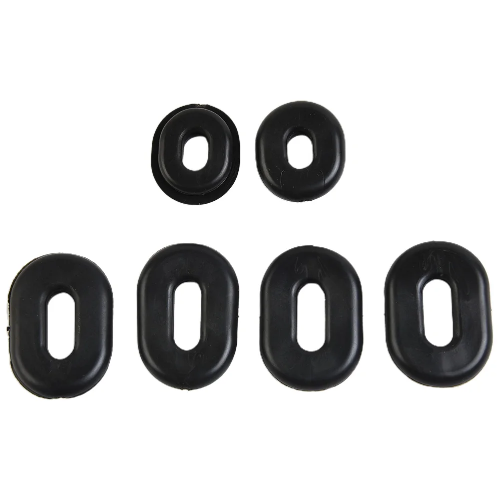 Black Side Cover Grommet Kit Motorcycle Side Cover Grommet Brand New Condition Fresh Rubber Grommets Side Cover Protection