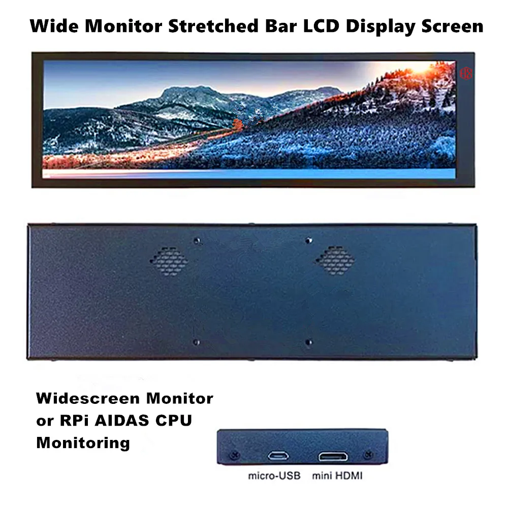 Super brede plankrand supermarkt reclamecabine TV Digital Signage Android Mobile Pentium 4-stretchbar LCD