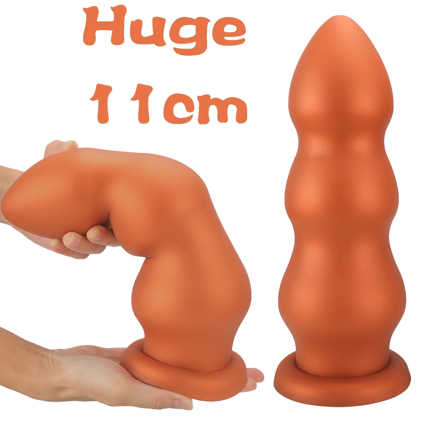 11cm Huge Anal Plug Silicone Dildo Big Ass Plug Backyard Bead Fisting For Man Woman Anal Expansion Masturbation Prostate Massage