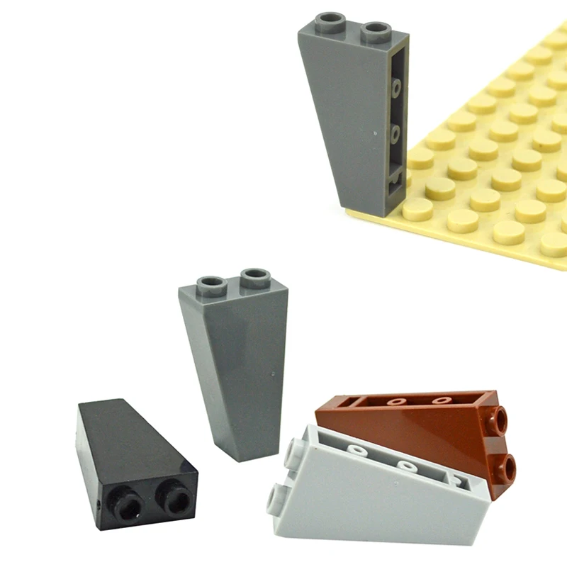 DIY Building Slope Brick 2x1x3 inverted DIY Enlighten Block Brick Parts Compatible 2449 Educational Assembles Particles Toys