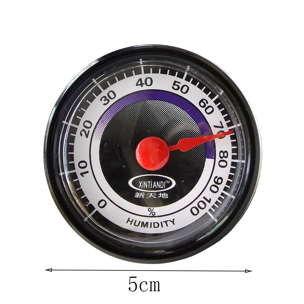 50mm Diameter Mini Hygrometer Mechanical No Battery Portable Accurate Durable Analog Hygrometer Humidity Meter for Household