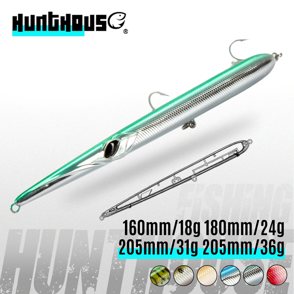 Hunthouse LW118 Shad Sinking para Lucio – Stickbait hundido - imagen 5