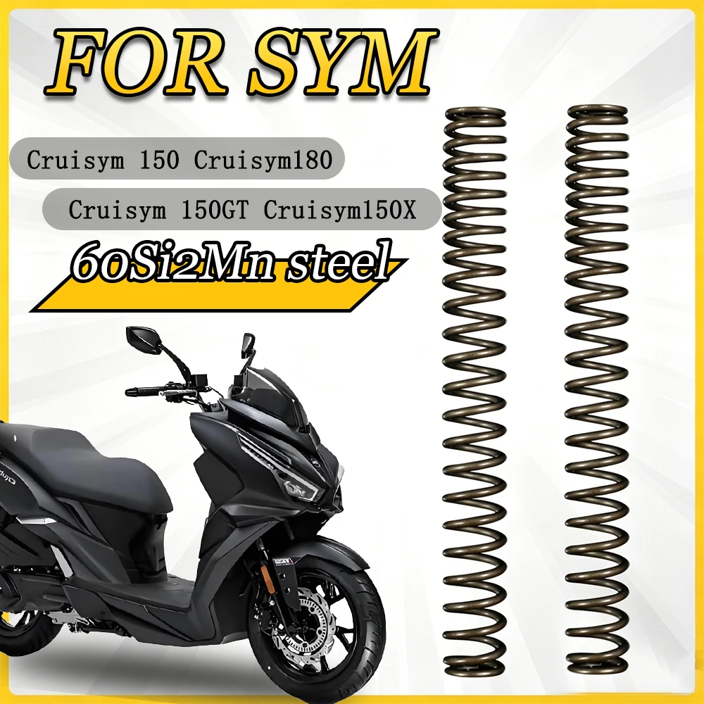 jsmt-for-sym-cruisym150-cruisym180-cruisym150gt-cruisym150x-motorcycle-reinforced-front-fork-shock-spring-mod-parts