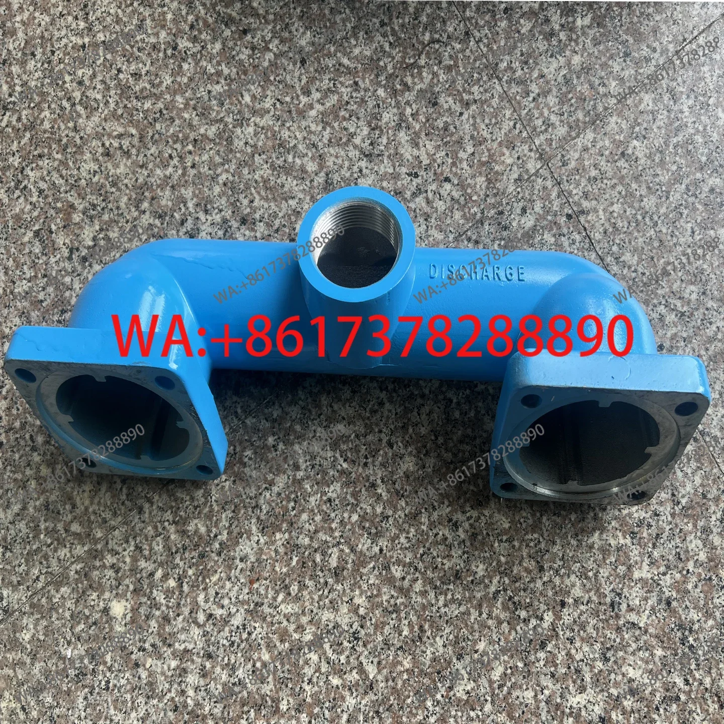 Pneumatic diaphragm pump accessories 2 inch 3 inch 1.5 inch import and export manifold aluminum alloy