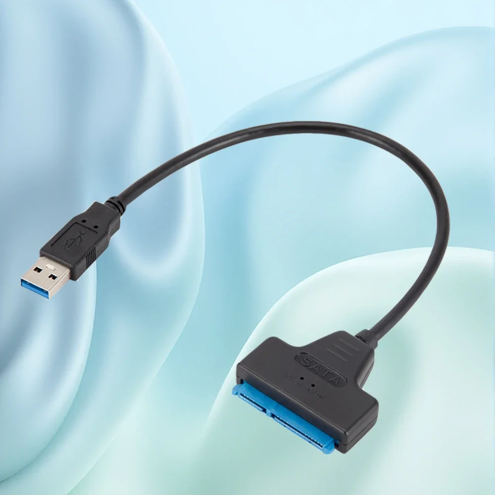 

Адаптер кабеля USB 3.0 SATA-USB на 6 Гбит/с поддерживает 2,5-дюймовый внешний жесткий диск SSD HDD, 22-контактный адаптер кабеля SATA
