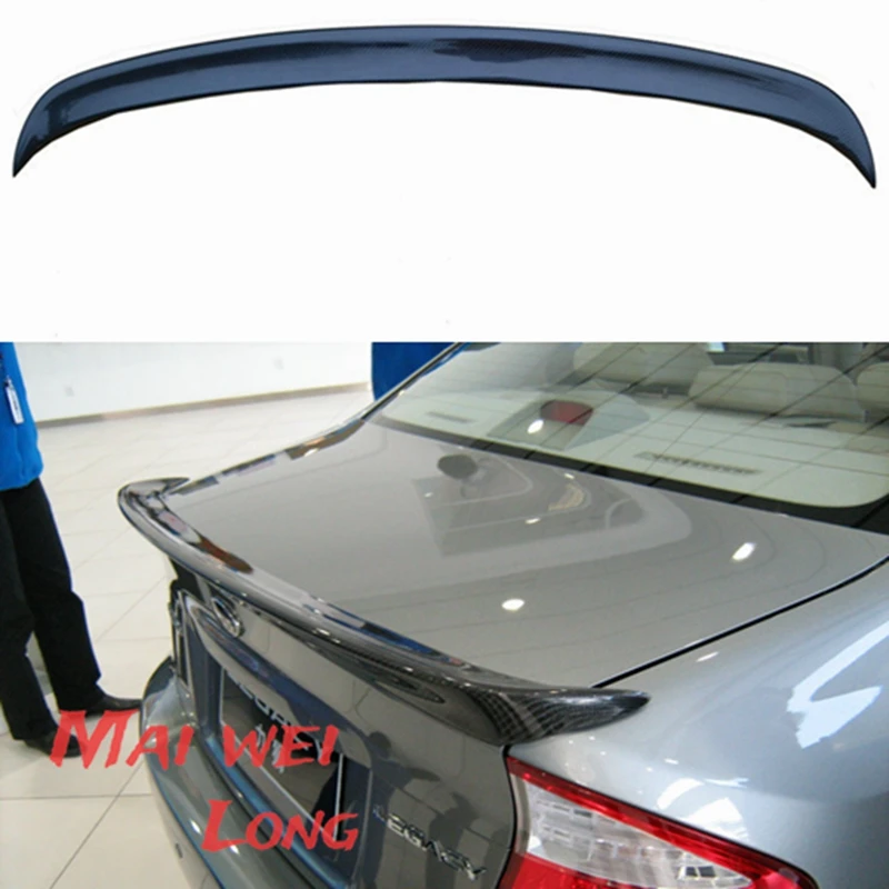 

FOR Subaru Legacy Spoiler 2004 2005 2006 2007 2008 Carbon Fiber Rear Roof Spoiler Wing Trunk Lip Boot Cover Car Styling