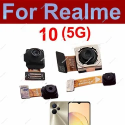 Anteriore Fotocamera Posteriore Per Realme 10 5G RMX3615/10 4G RMX3630 Posteriore Principale Anteriore Selfie Fronte Modulo Fotocamera Cavo Della Flessione Parte di Riparazione