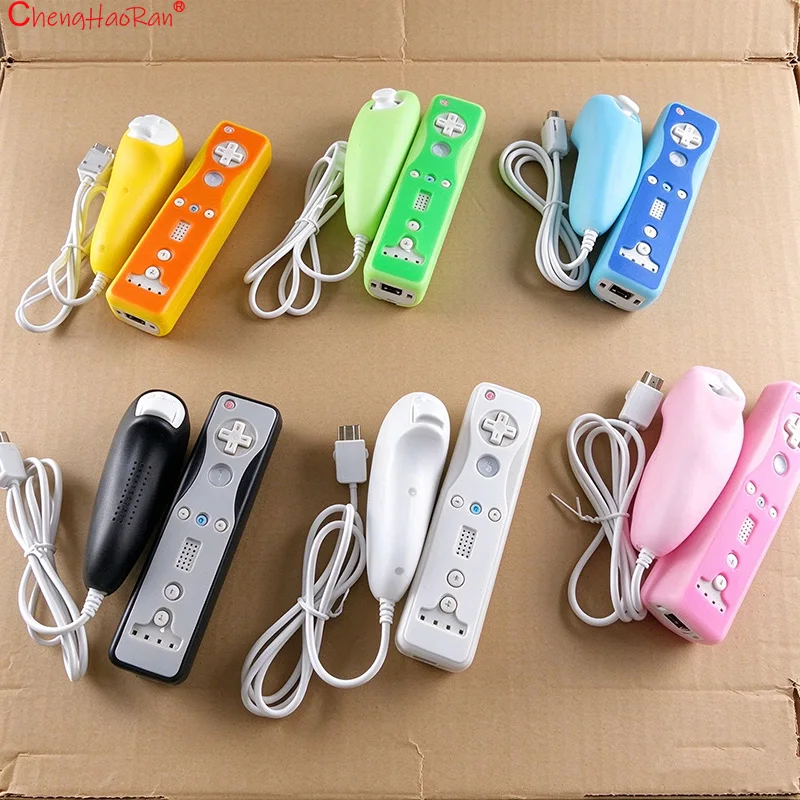 1Set Remote Joystick Silicone Case For Wii Handle Silicone Sleeve Handle Protector Game Accessories Controller