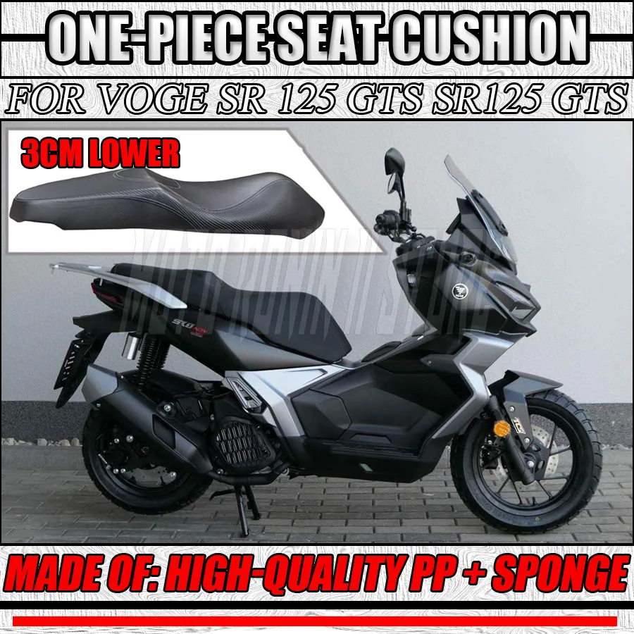 Suitable for VOGE SR 125 GTS SR125 GTS SR125GTS Motorcycle Whole Seat Cover Front Driver Rear Pasenger Integrated Cushion