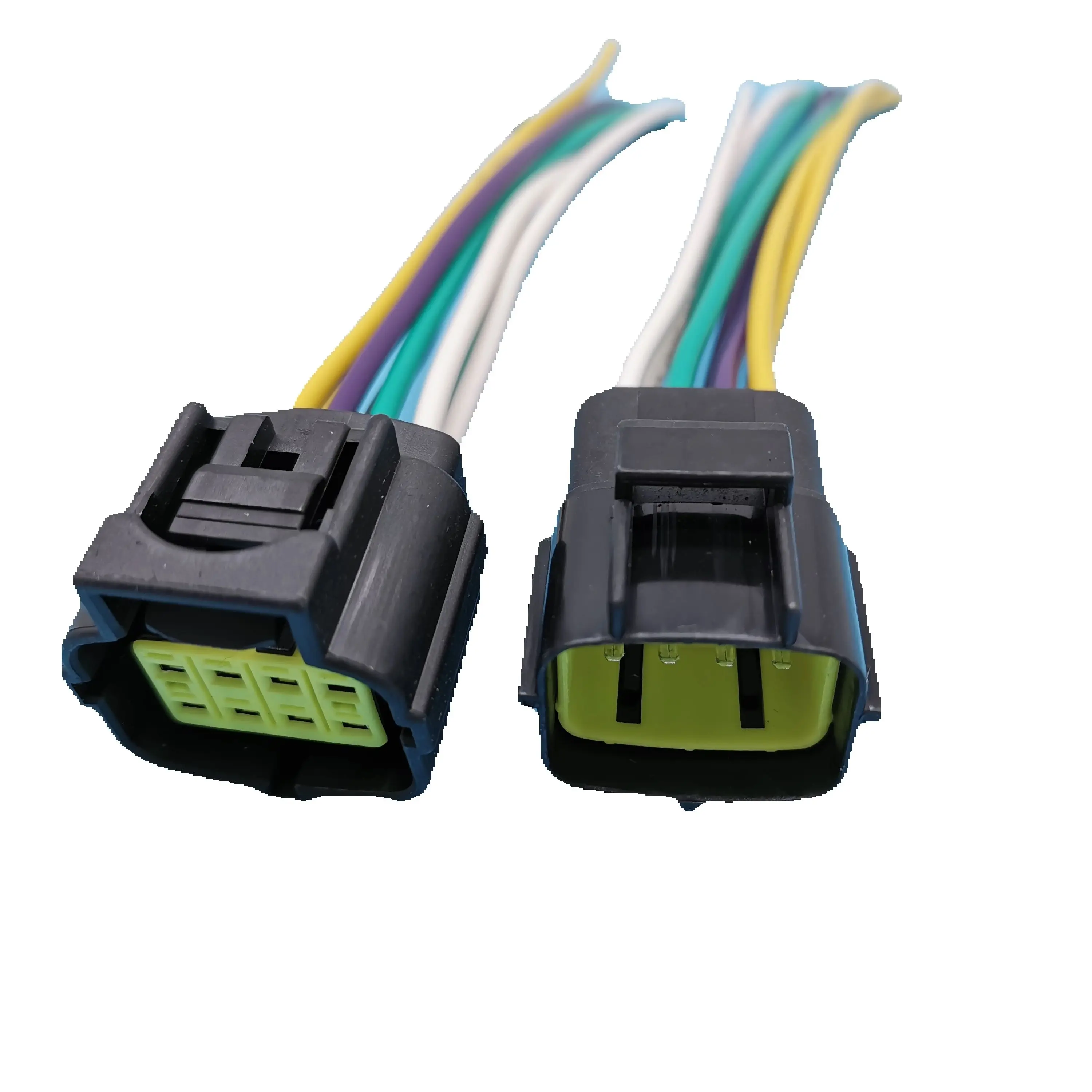 8 Pin/Way Male Female Engine Oxygen Sensor connector wire Harness for tyco amp 174982-2 174984-2