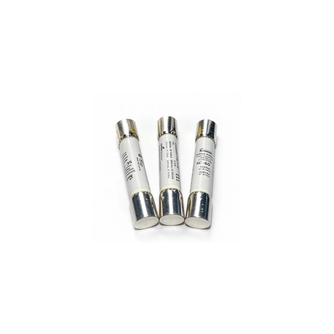 2PCS SC Series Time Delay Cartridge Fuse SC-25 SC-30 SC-35 SC-40 SC-45 SC-50 SC-60 Class G 600VAC Slow Blow Ceramic Fuse