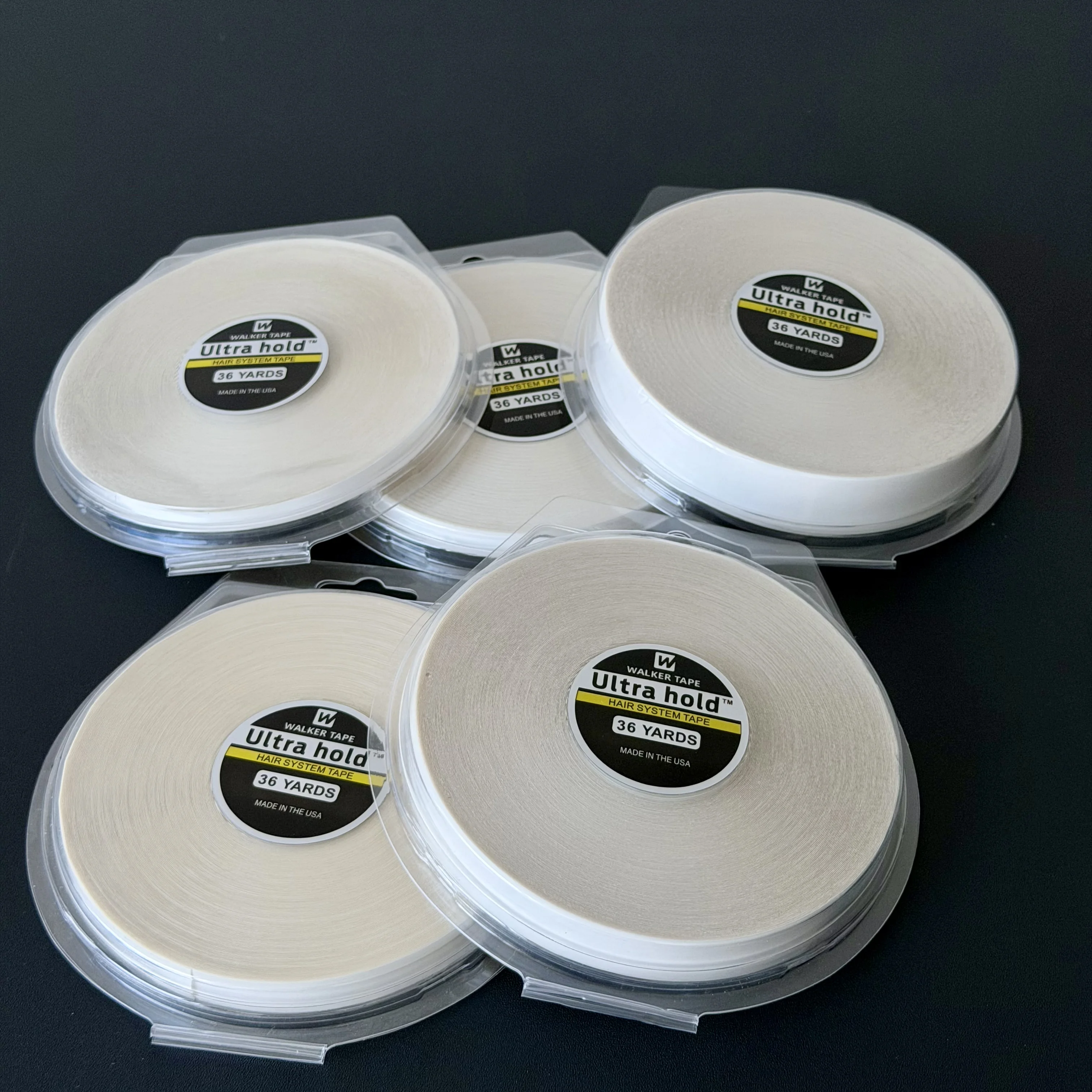 All with Box 1 Roll 36 Yard Walker Ultra Hold Hair System Tape Double Sided Adhesive Tape for Toupee Wig Hair Extensions