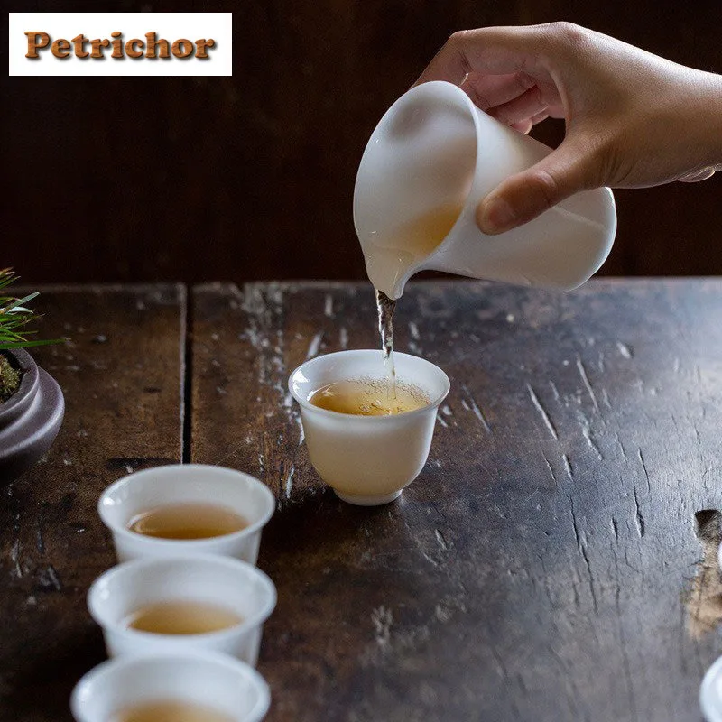 2 قطعة/الوحدة الجليد البذور اليشم الخزف فنجان الشاي وعاء الشاي القديم عينة فنجان شاي تذوق كوب شخصي Chazhan ماستر أكواب طقم شاي 80 مللي