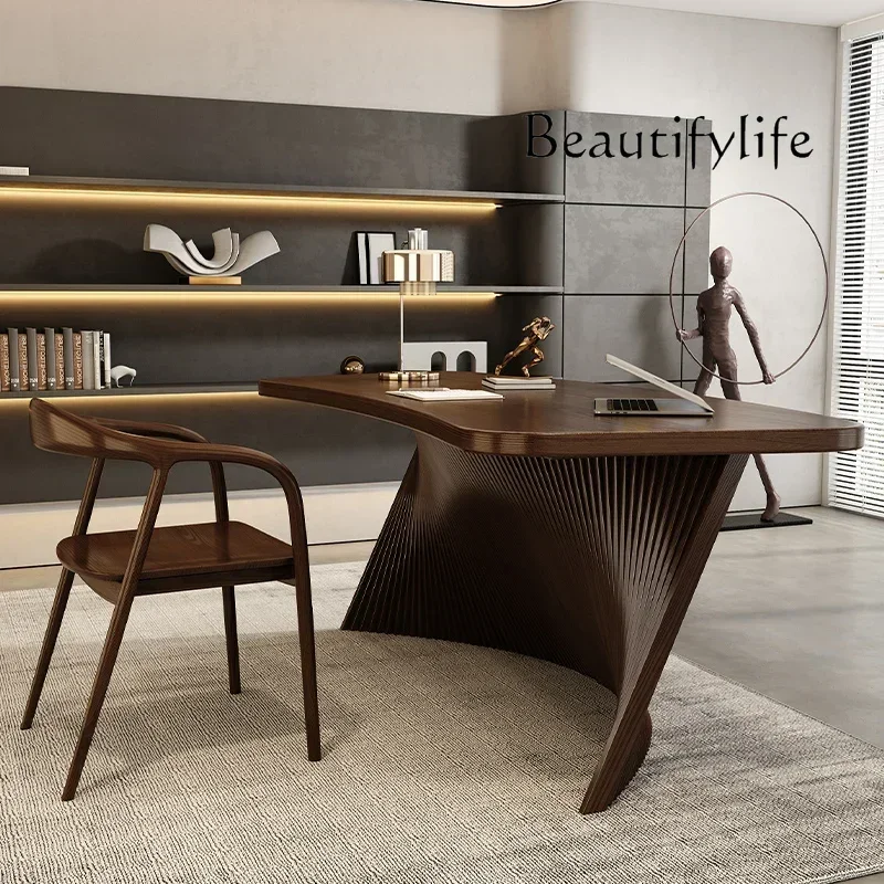 

NEW Manager Executive Desk Modern Luxury Designer Workstation Office Table Conference Black Mesa Home Office