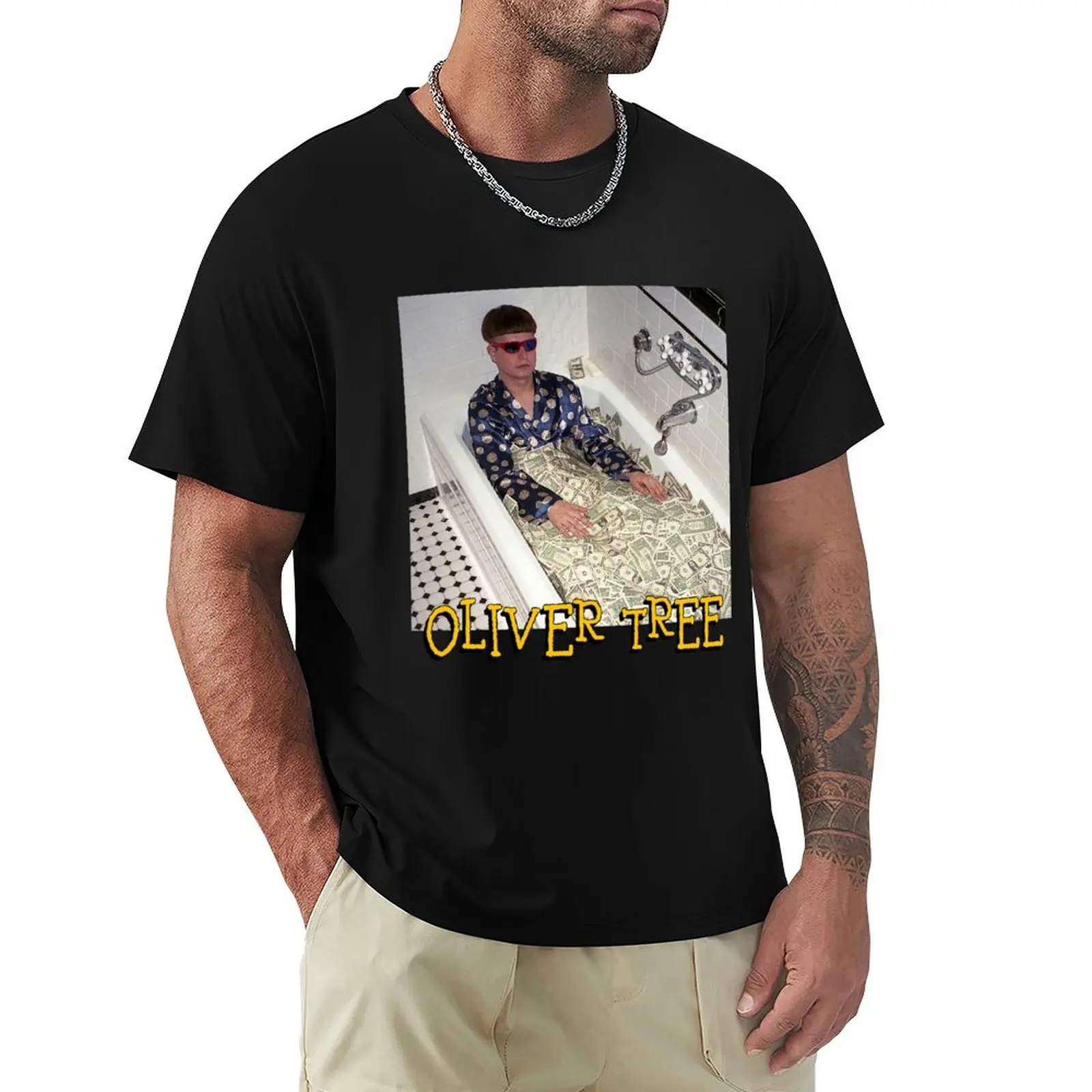

Oliver Tree Cheapskate T-Shirt anime graphic tee shirt quick-drying plus size men clothing