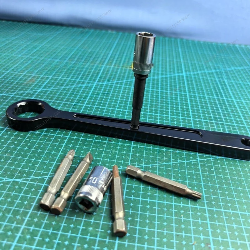 For Two-punch Aluminum Alloy Spark Plug Wrench for Mechanical Accessories