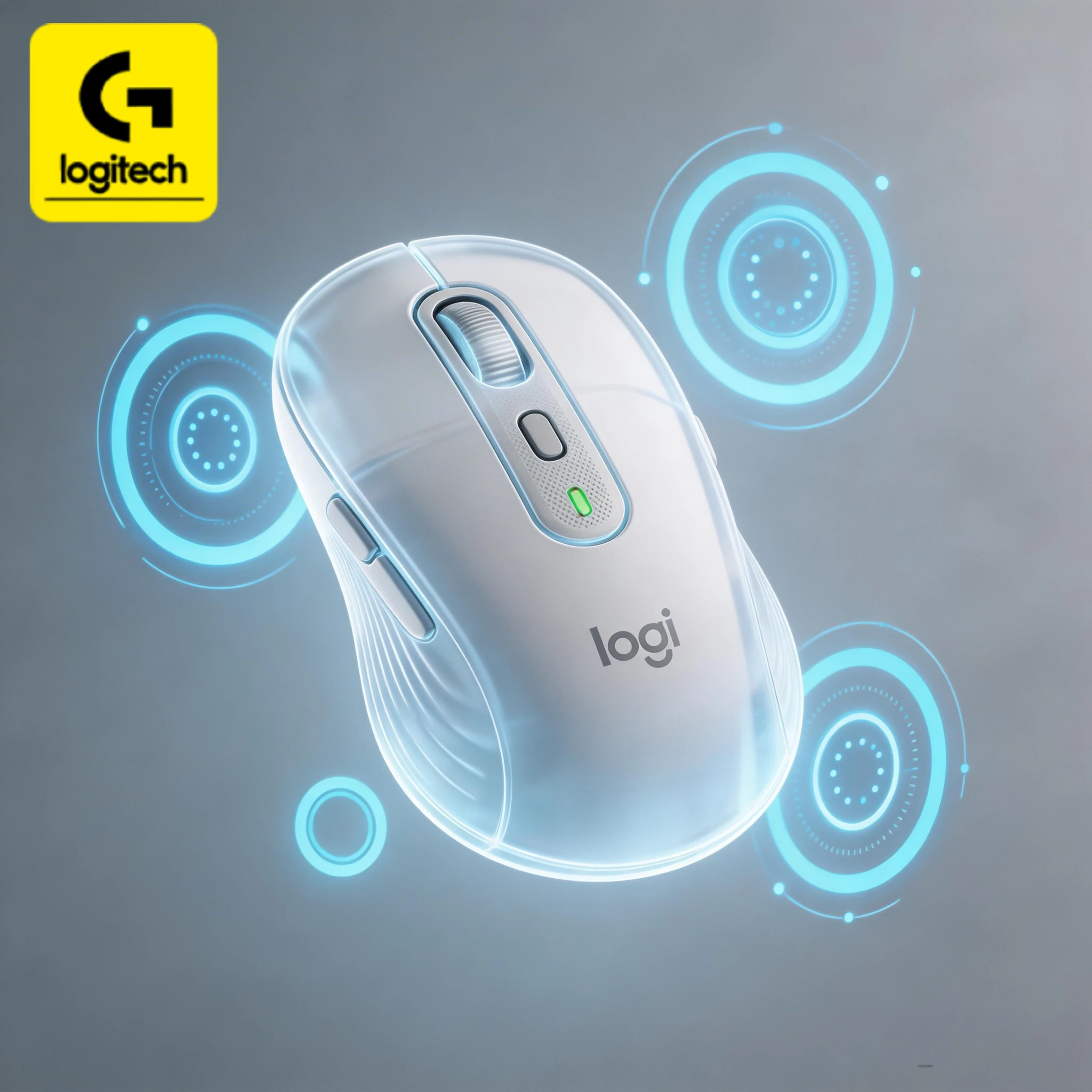 Logitech M750/M650L Wireless Kit: Precise positioning sensor, smooth operation experience, suitable for both office and gaming